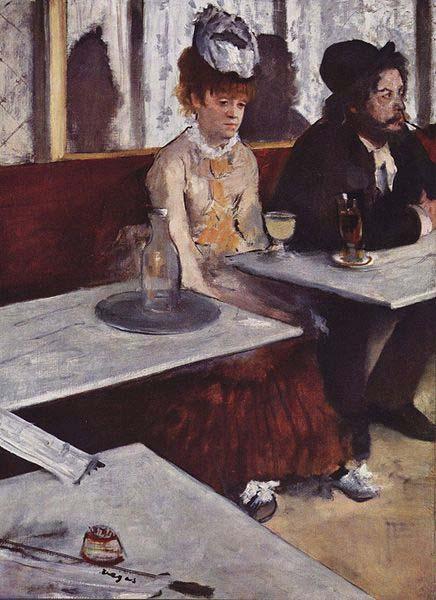Edgar Degas LAbsinthe France oil painting art